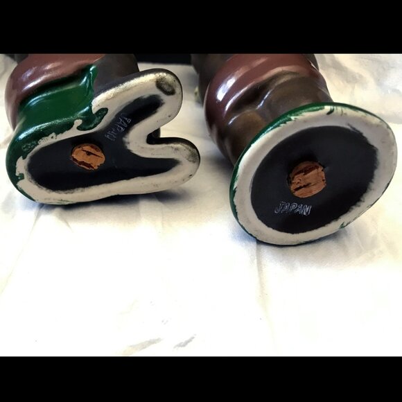 Vintage 1950's Ubangi Couple Salt & Pepper Set - Made in Japan -Excellent Cond. - Picture 3 of 8